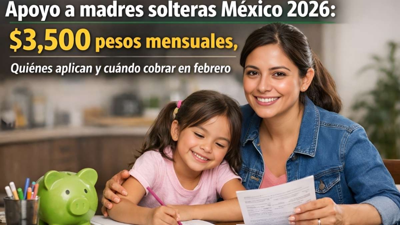 Apoyo económico para madres solteras en México 2026: pago mensual de $3,500 pesos, quiénes pueden aplicar y fechas de cobro en febrero