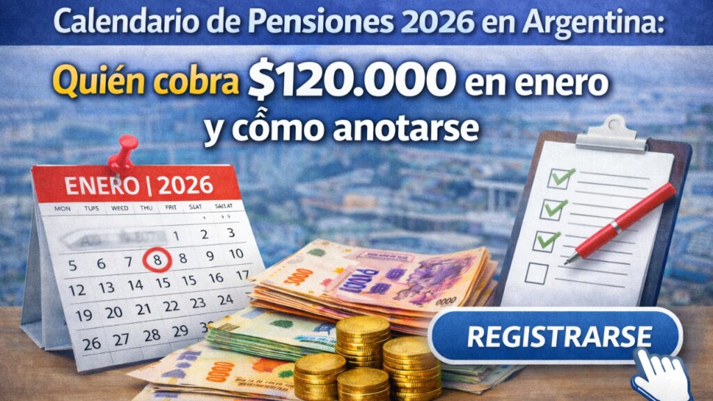 Calendario de Pensiones 2026 en Argentina: Quién cobra $120.000 en enero y cómo anotarse