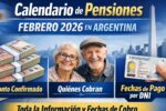 Calendario de Pensiones Febrero 2026 en Argentina: monto confirmado, quiénes cobran y fechas de pago por DNI