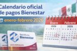 Calendario oficial de pagos Bienestar enero-febrero 2026