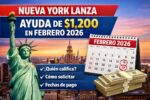 Nueva York lanza ayuda de $1,200 en febrero 2026: quién califica, cómo solicitar y fechas de pago