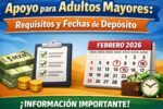 Apoyo para adultos mayores: requisitos y fechas de depósito febrero 2026