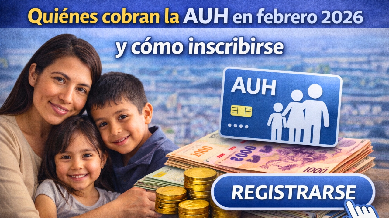 Quiénes cobran la AUH en febrero 2026 y cómo inscribirse