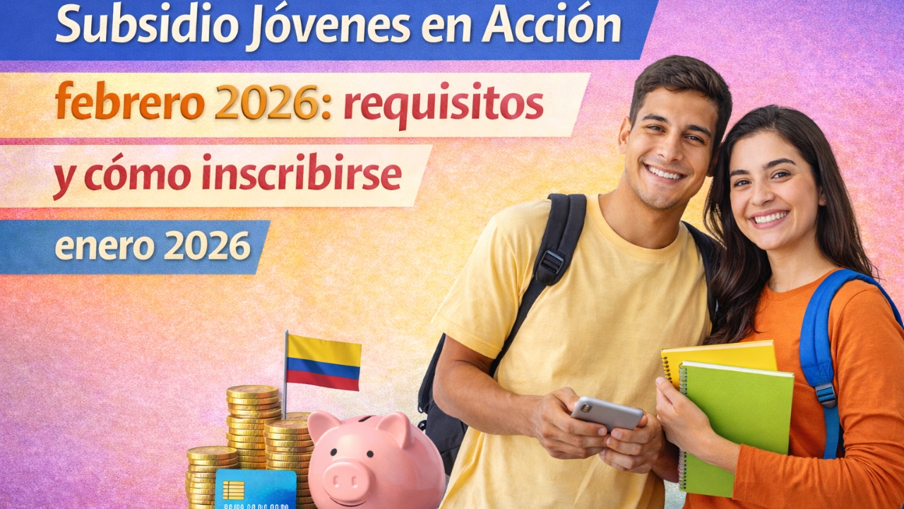 Subsidio Jóvenes en Acción febrero 2026: requisitos y cómo inscribirse