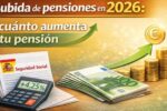 Subida de pensiones en enero de 2026: cuánto aumenta tu pensión