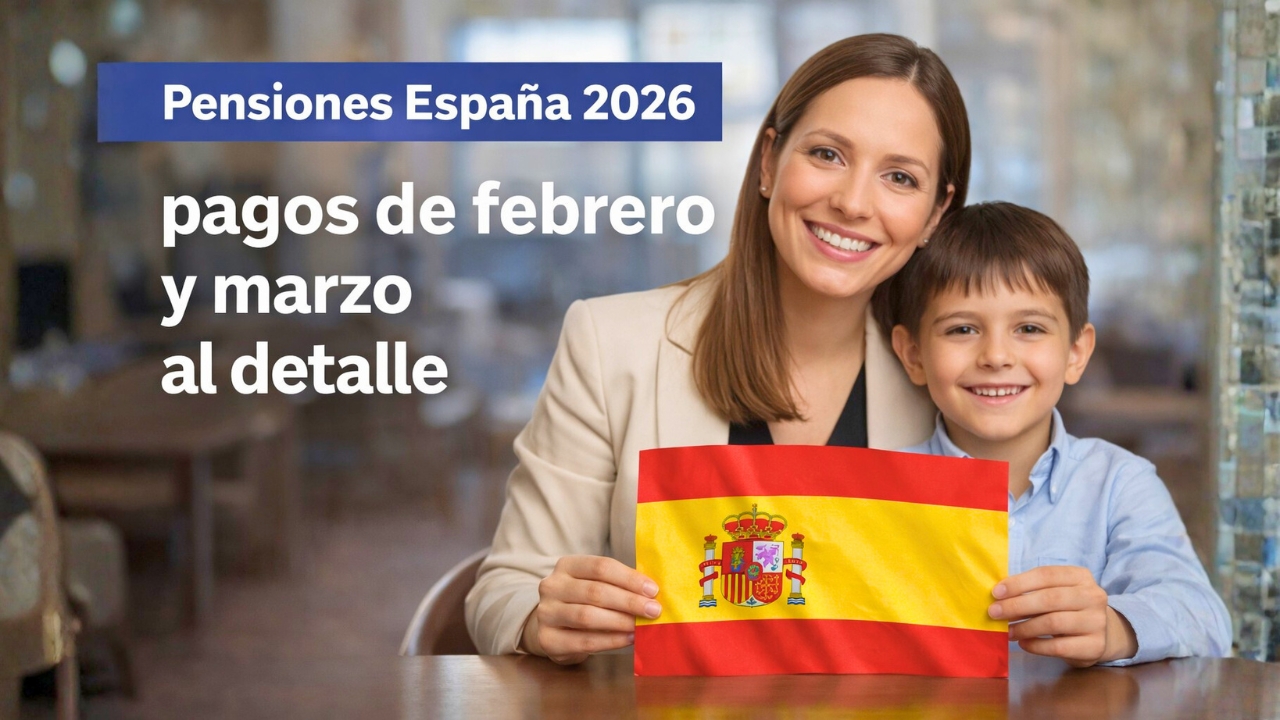 Pensiones España 2026: pagos de febrero y marzo al detalle