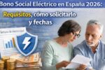 Bono Social Eléctrico en España 2026: Requisitos, cómo solicitarlo y fechas