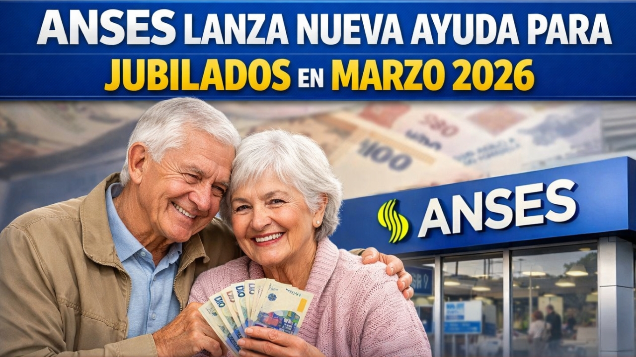 ANSES lanza nueva ayuda para jubilados en marzo 2026: quién cobra y cuándo